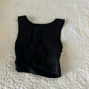 zara black tank